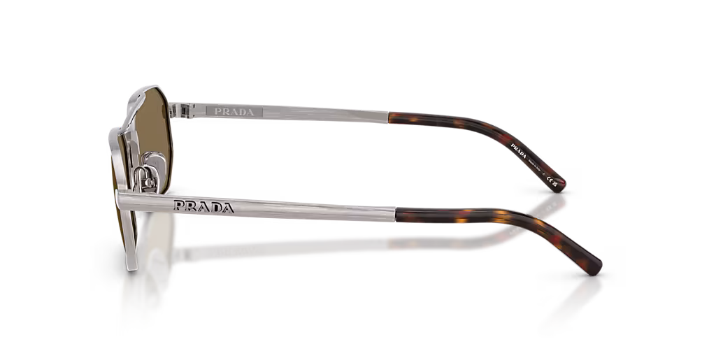 Prada PR D53S Geometric Metal Sunglasses