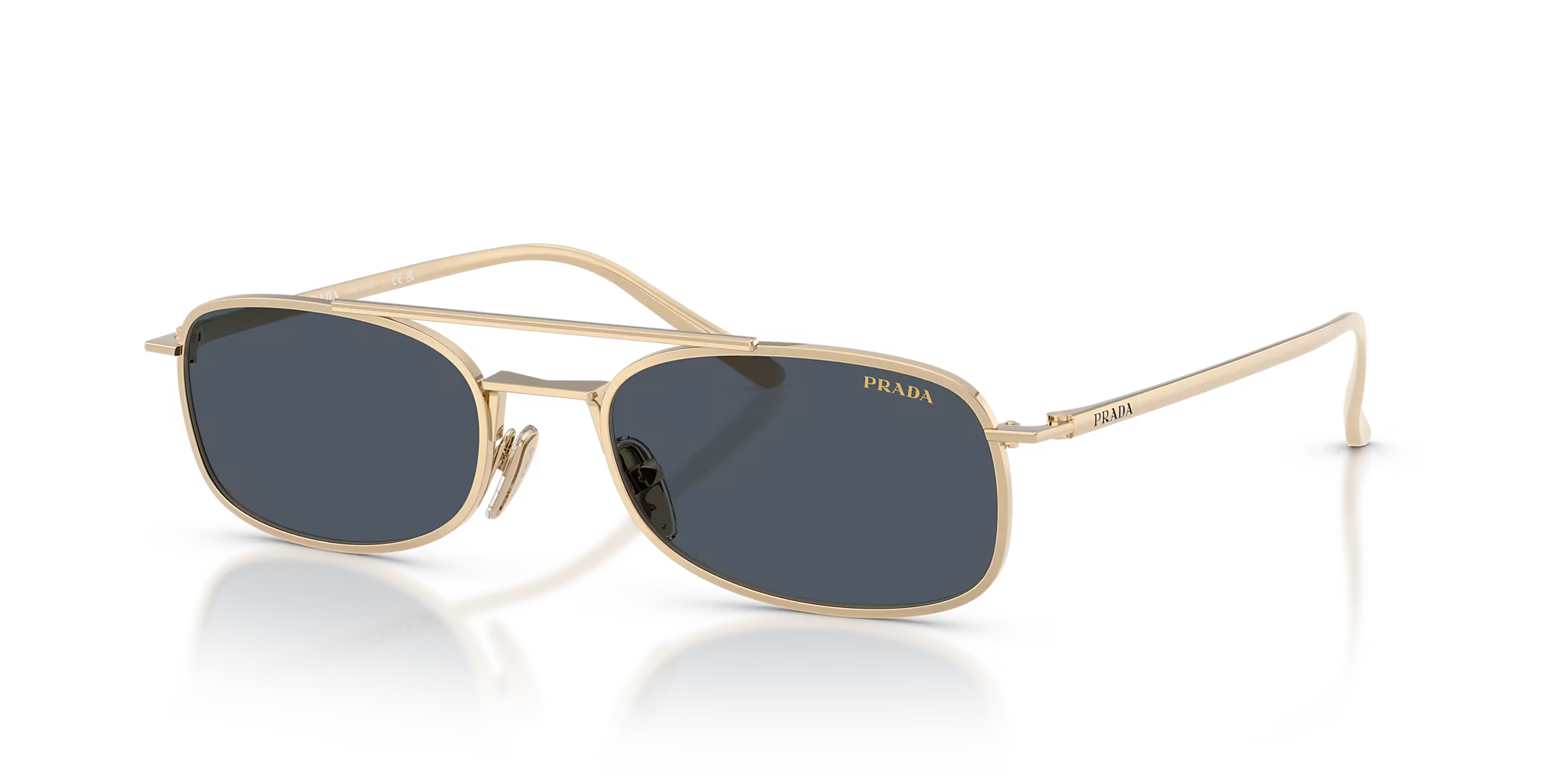 Prada PR D59S D-Frame Metal Sunglasses