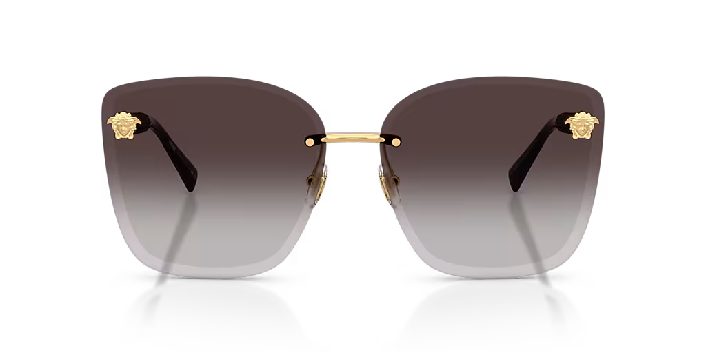 Versace VE2292B Rimless Cat-Eye Sunglasses