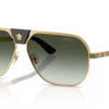 Versace VE2294 Men's Square Metal Sunglasses