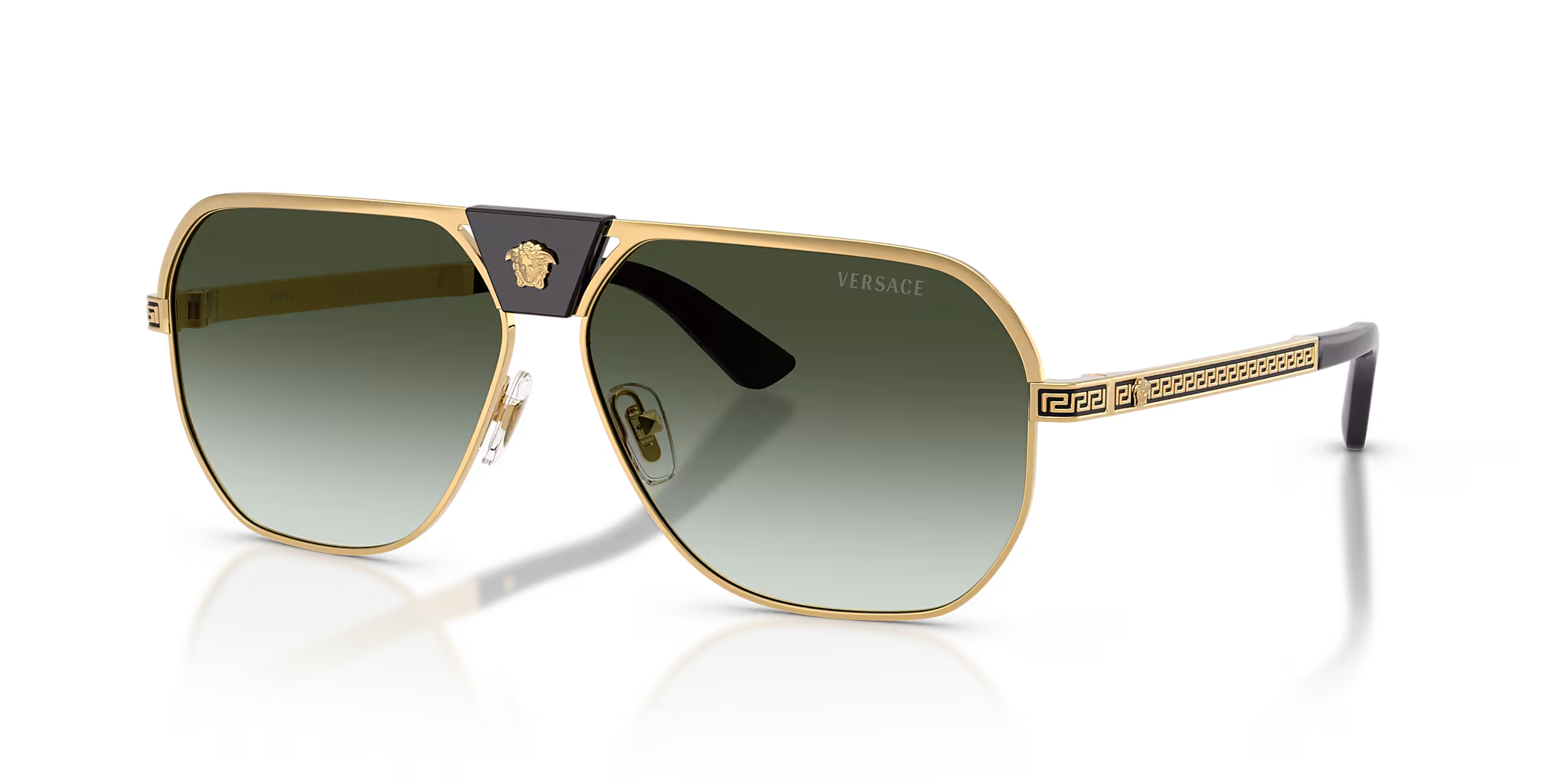 Versace VE2294 Men's Square Metal Sunglasses